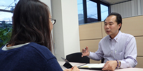 カウンセリングの様子